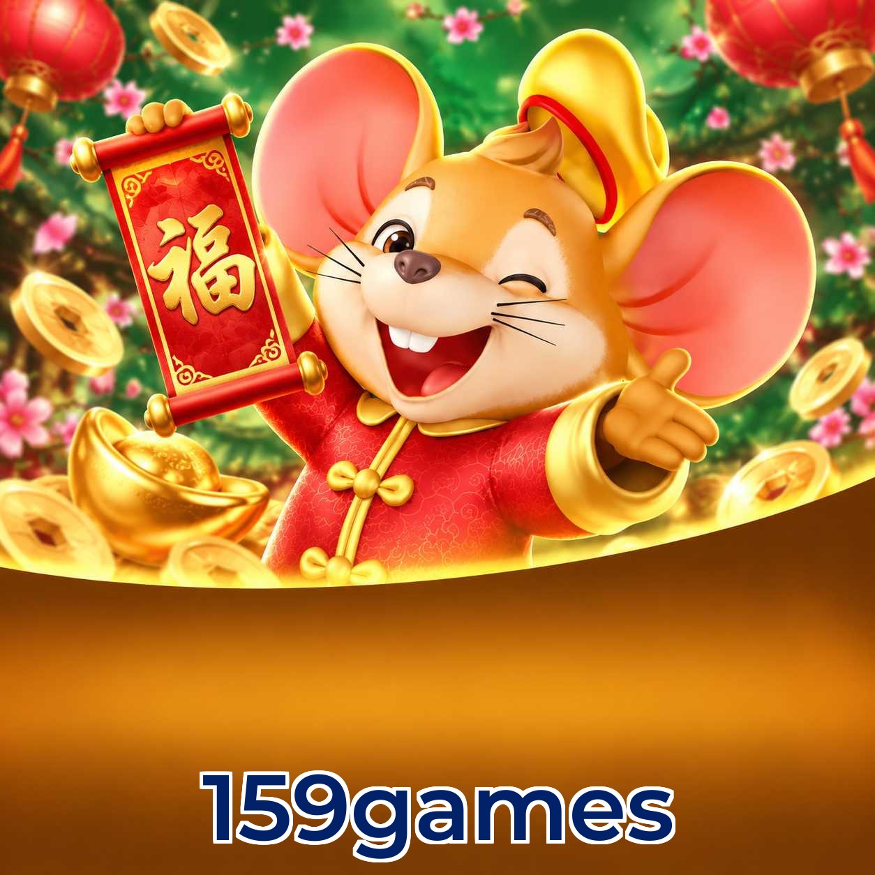 Catálogo de slots da 159games com RTP médio de 96,52%